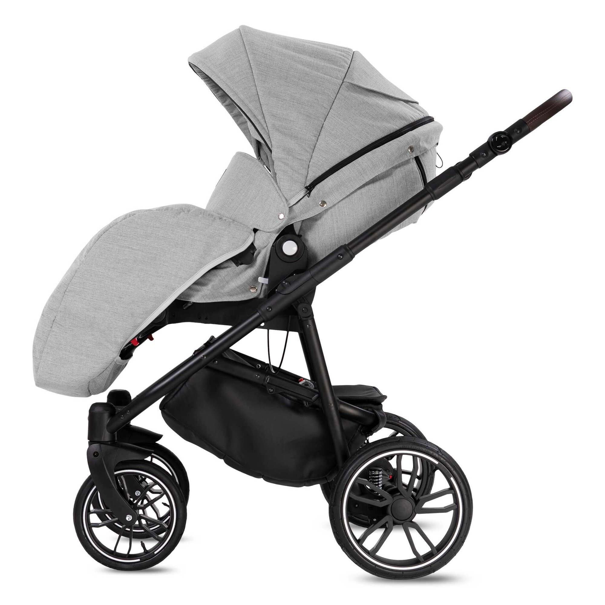 Minigo Beat 2 in 1 Kombikinderwagen Luftreifen, Grey