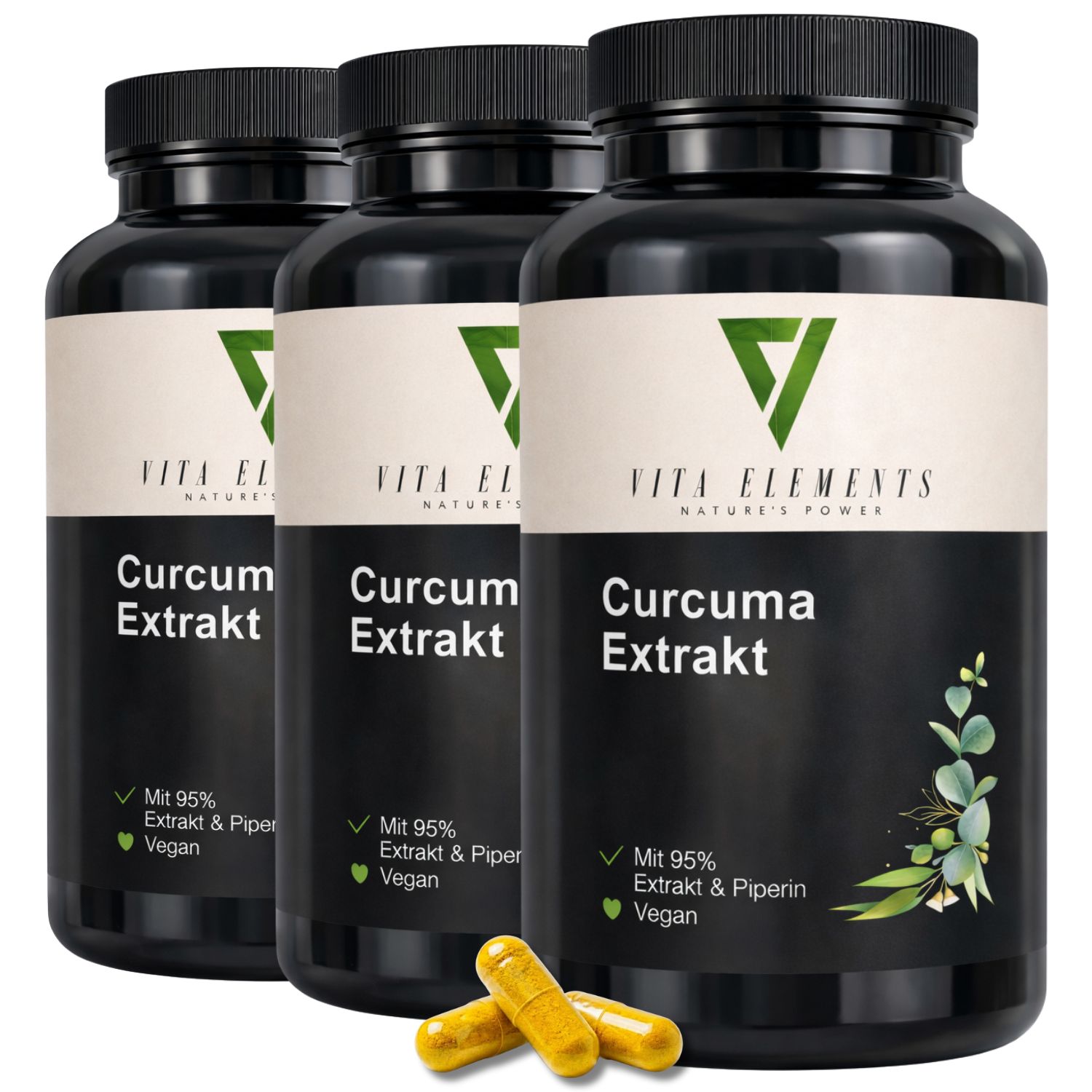 Vita Elements Curcuma Extrakt Kapseln 67 g