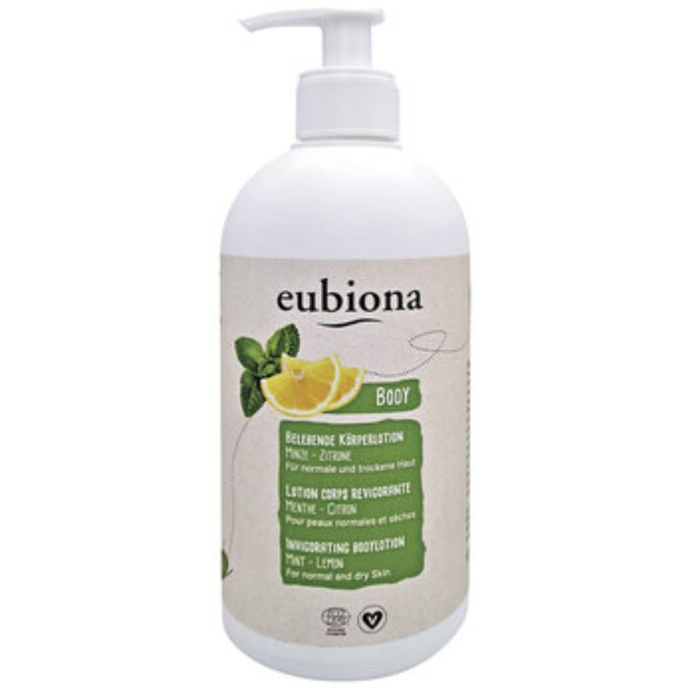 Eubiona Belebende Körperlotion Minze-Zitrone 500 ml