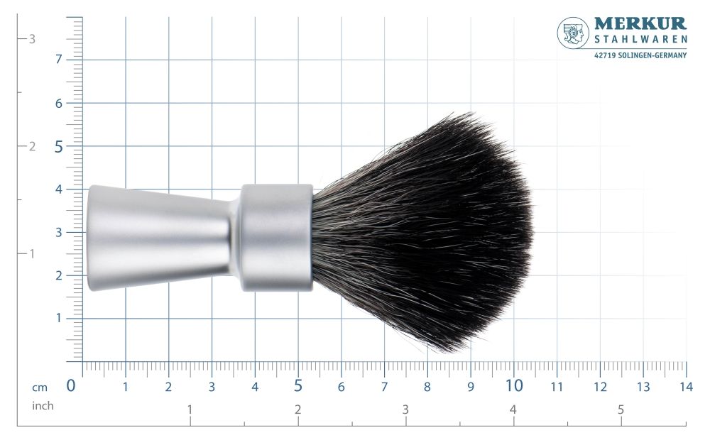 MERKUR Rasierpinsel Mattchrom 1100