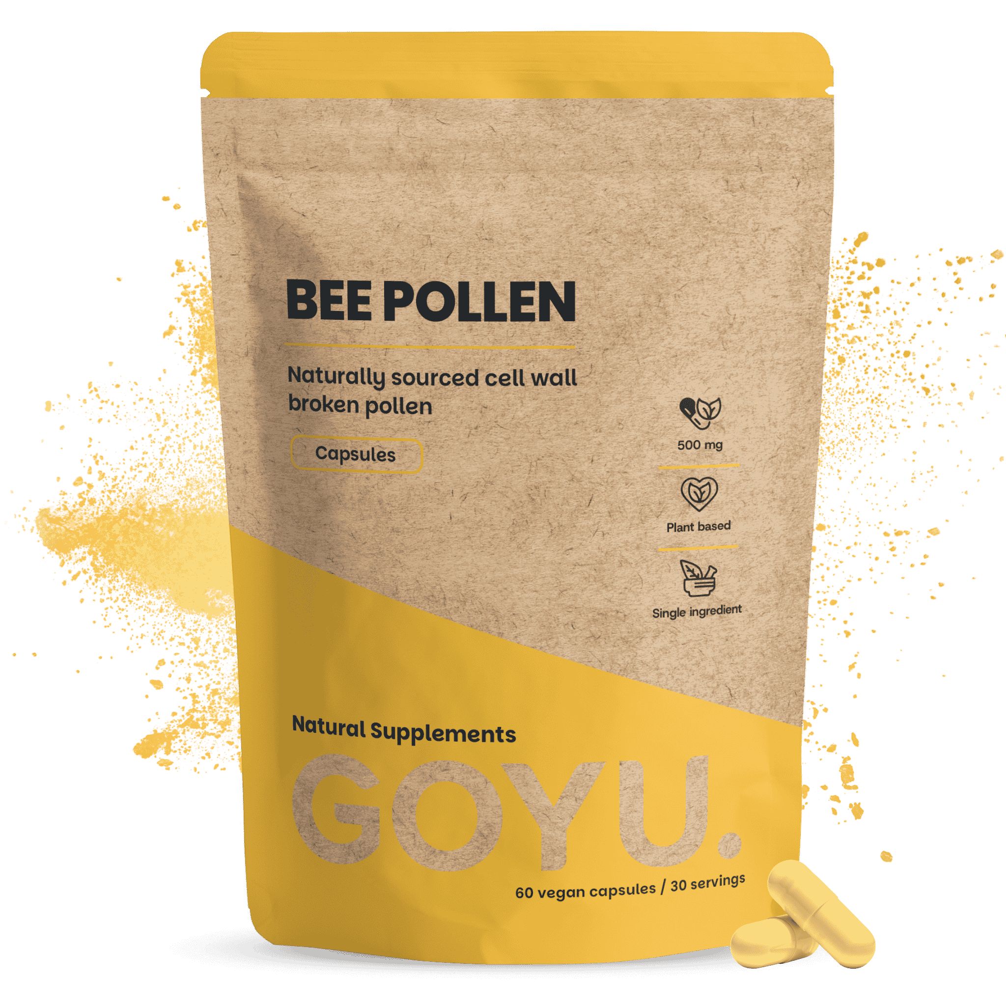 GOYU® – Bijenpollen extract capsules 500 mg 60 Capsules