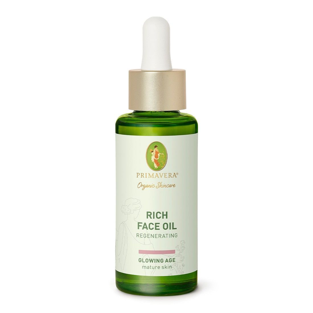 Primavera Organic Skincare Rich Face Oil Glowing Age