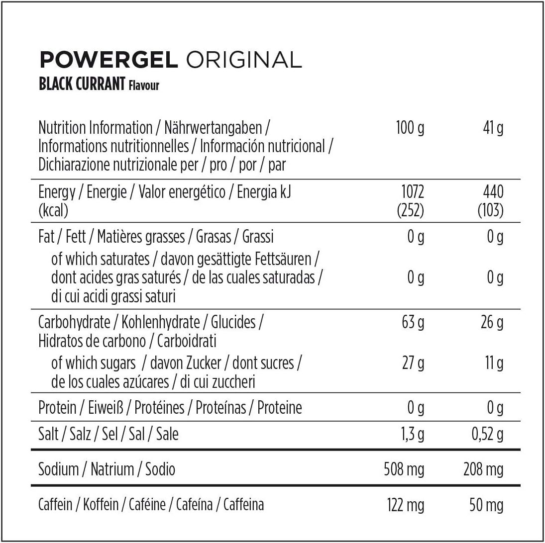 PowerBar PowerGel Original Black Currant