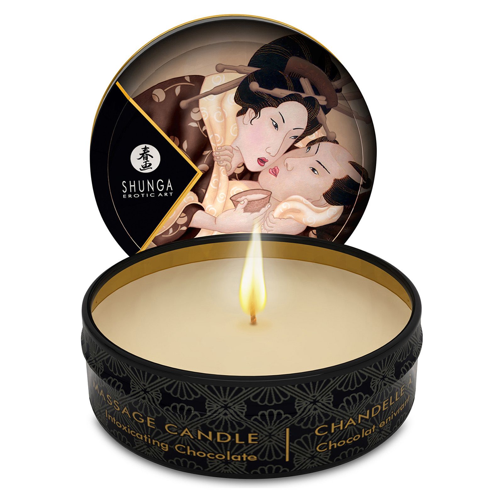 Shunga - Massagekerze mit Aroma Schokolade