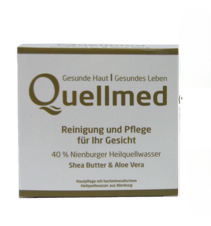 Quellmed Reinigung & Pflege für dein Gesicht 100 g – Sanfte 2-in-1 Gesichtsreinigung