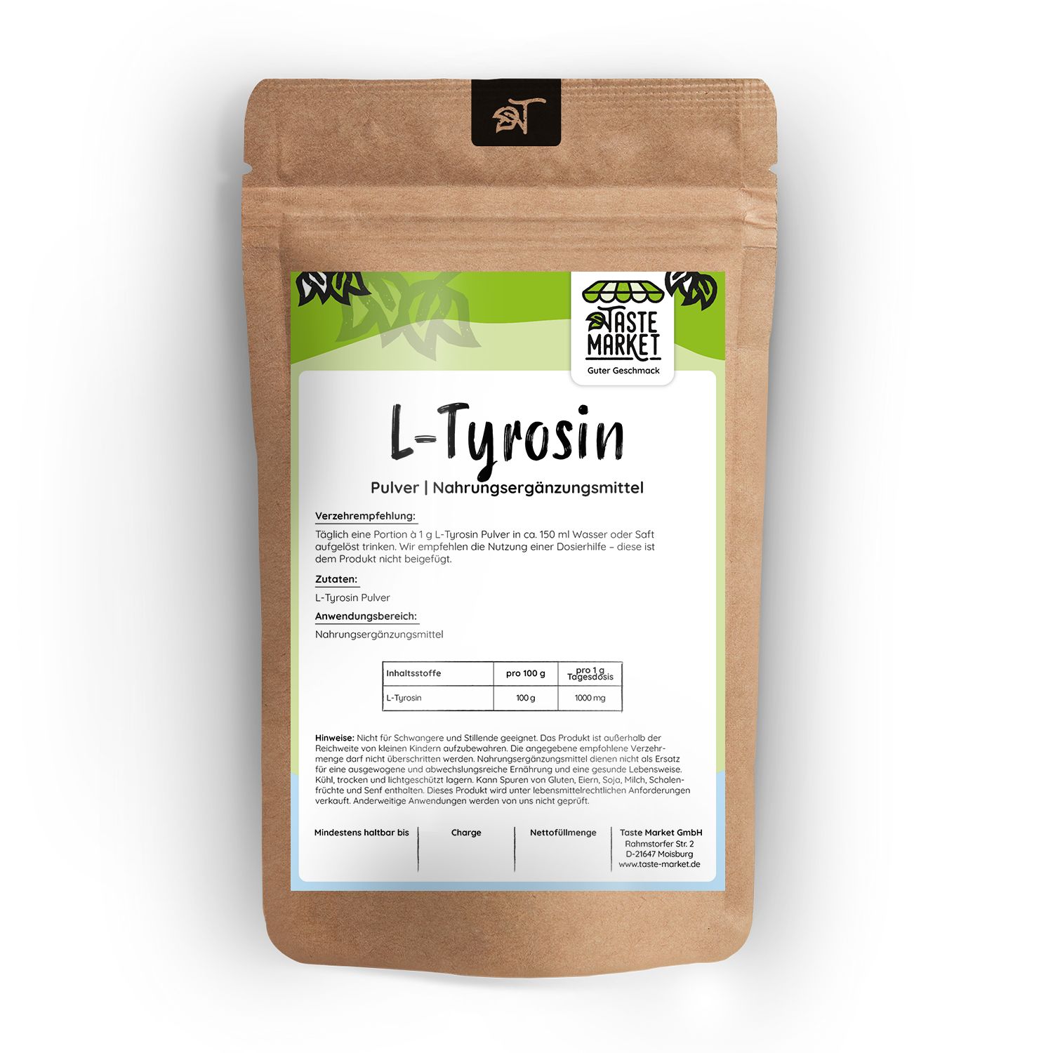Taste Market L-Tyrosin Pulver 5 kg