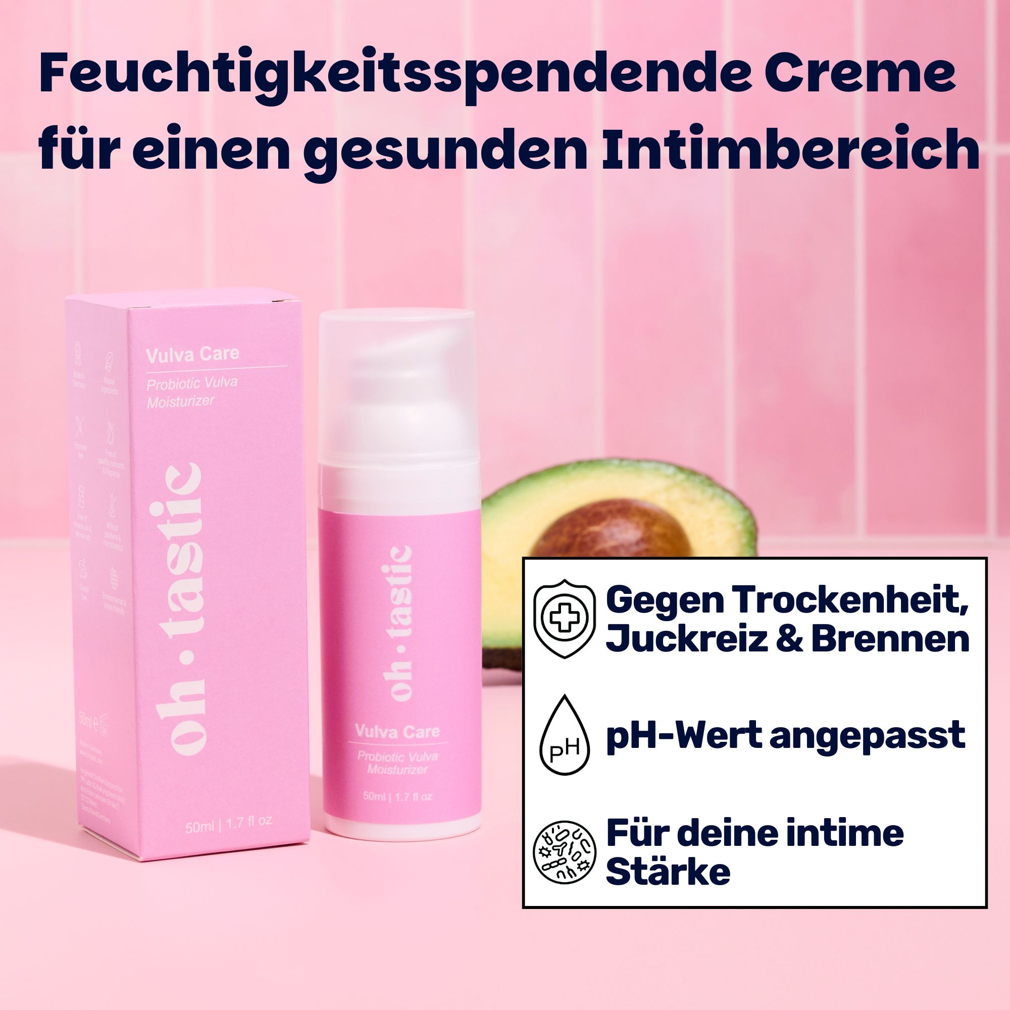 ohtastic Natürliche Vaginal Creme