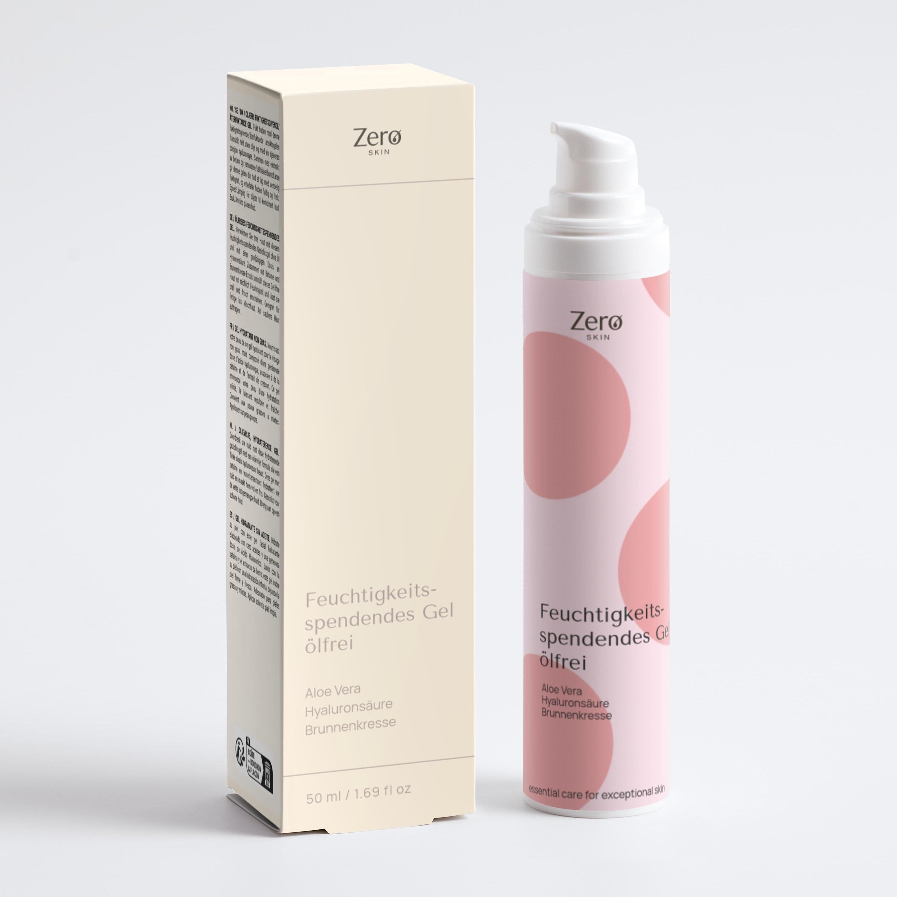 Zero Skin Feuchtigkeitsspendendes Gel, ölfrei  (mit Niacinamide), ausgleichend und hydratisierend