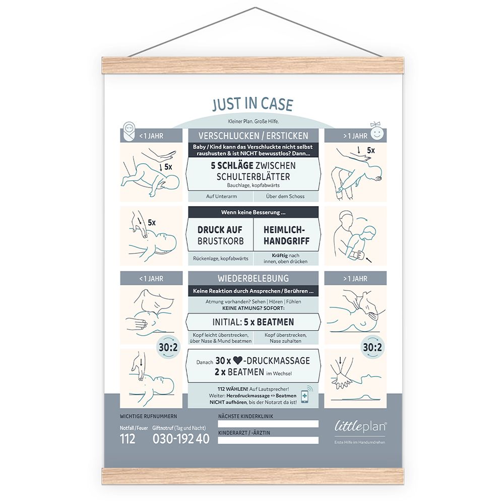 littleplan® 123-Erste-Hilfe-Poster