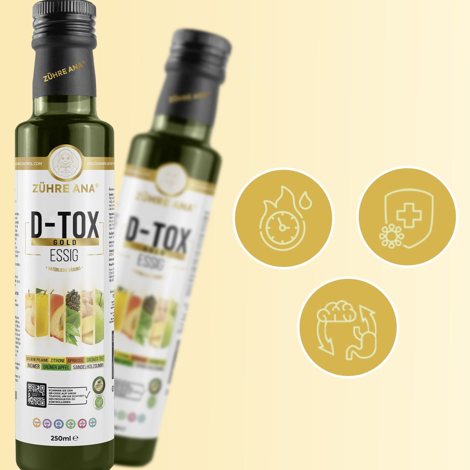 Zühre Ana D-tox Gold Essig