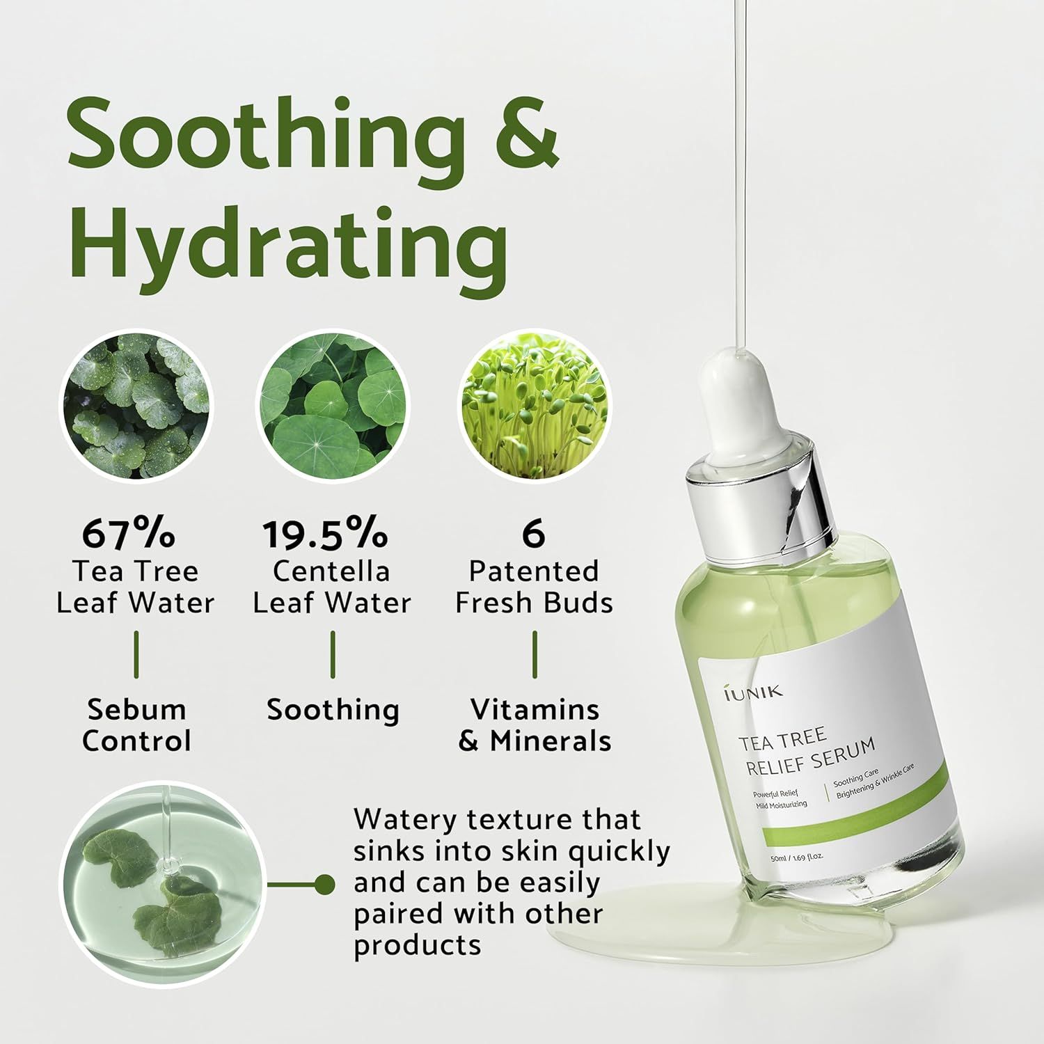 iUNIK Tea Tree Relief Serum