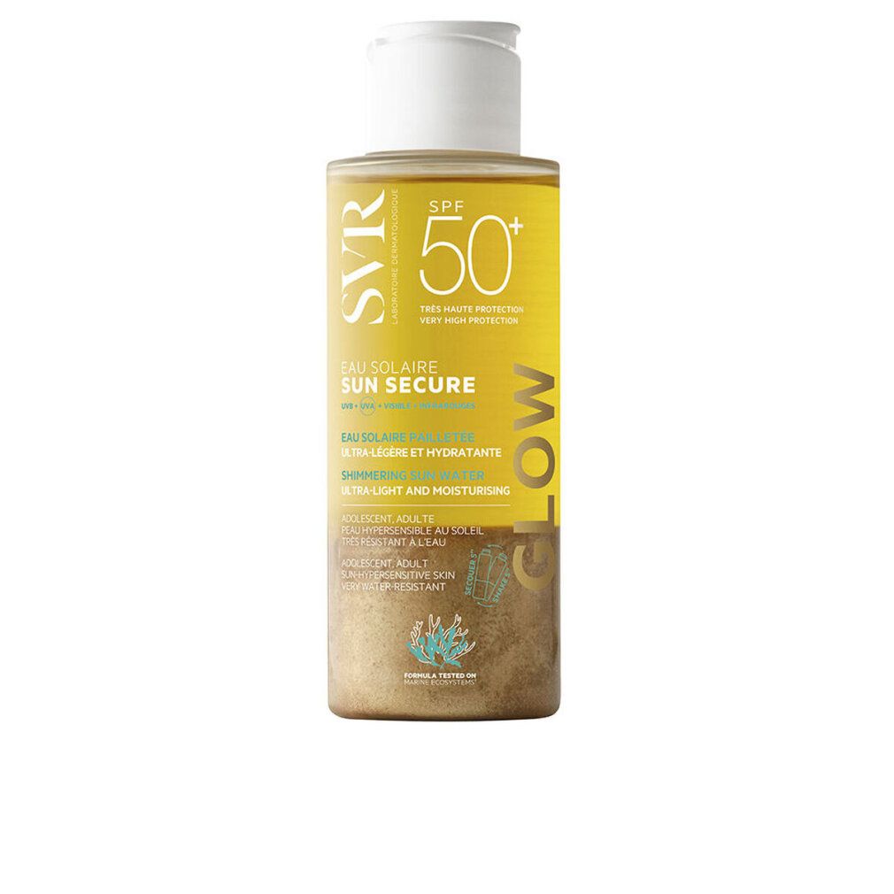 SVR Sun Secure Glow Sonnenspray mit Glanzpartikeln SPF50+