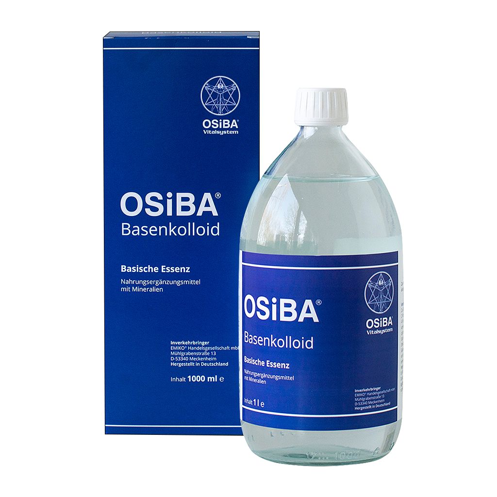 Osiba Isotonisches Basenkolloid: 3 Wochen basische Mineralien