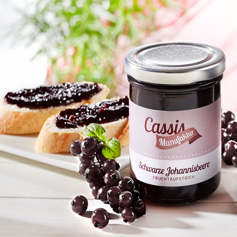 Fruchtaufstrich Schwarze Johannisbeere
