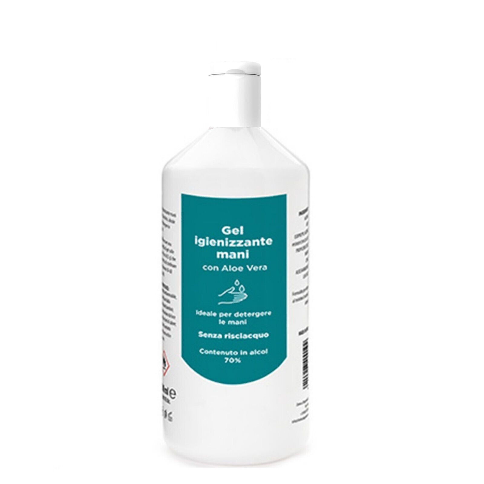 GEL MANI DISINFETTATENTE 1 L 70% ALCOOL GEL IGIENIZZANTE