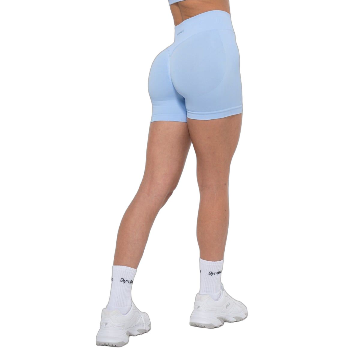 Shorts Damen Luma Slim mit hohem Bund in Baby Blue 1 St