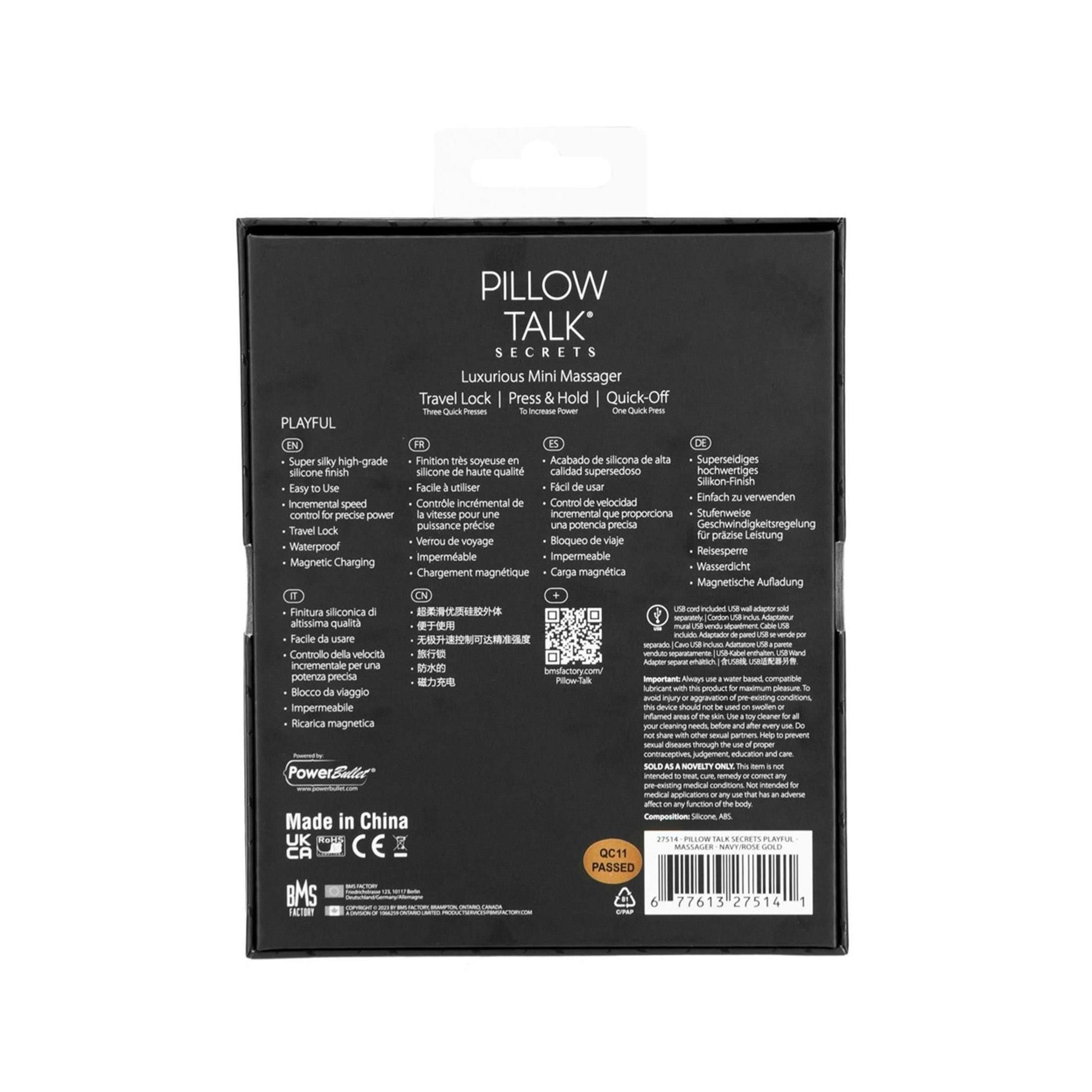 PILLOW TALK - Pillow Talk Secrets Playful