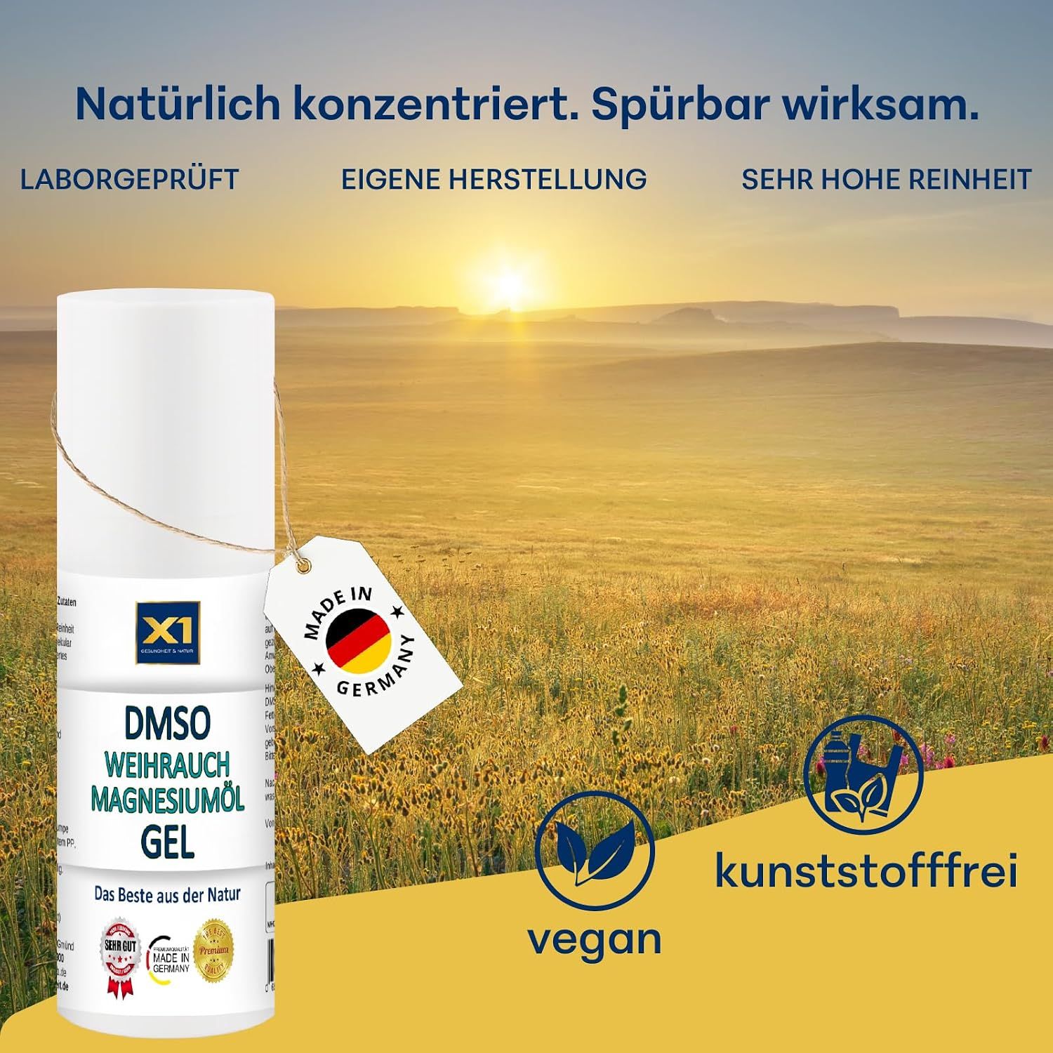 X1 DMSO Weihrauch Magnesiumöl Gel