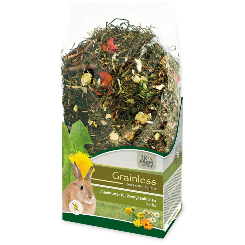 JR Farm Grainless Herbs Zwergkaninchen