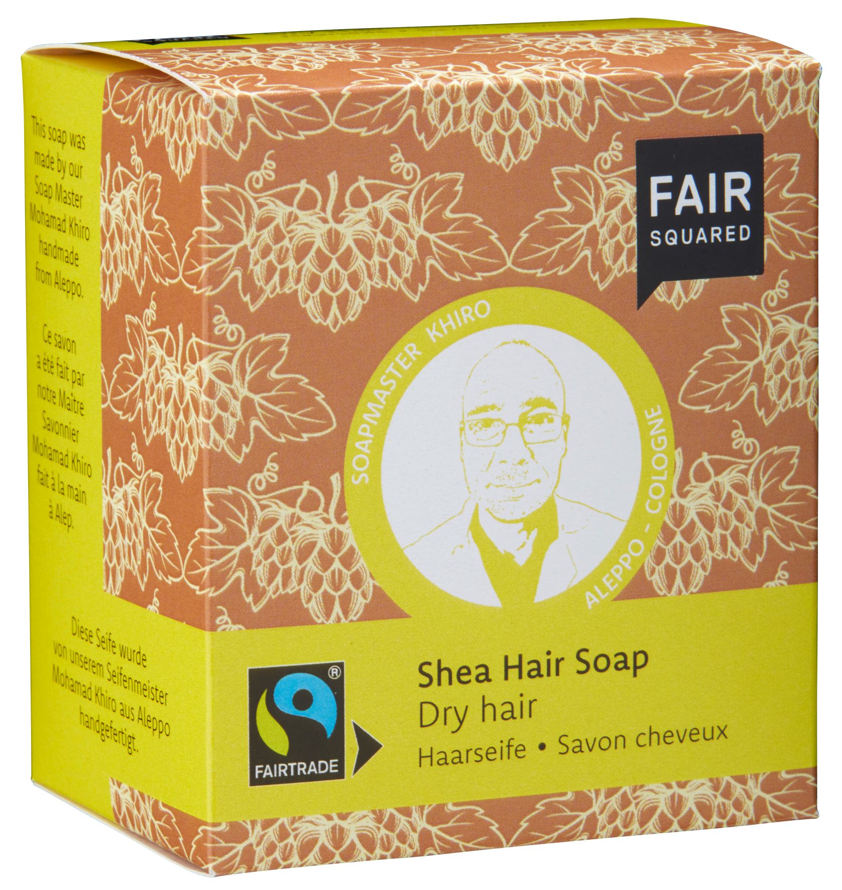 Fair Squared Haarseife Shea trockenes Haar