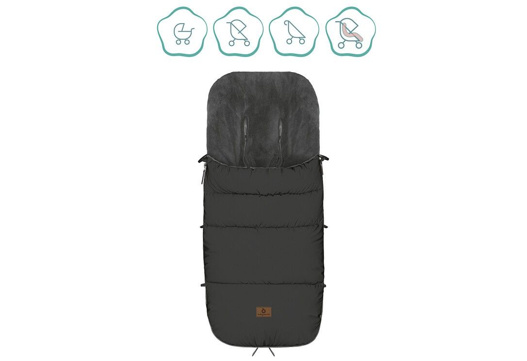 BABYWORLD Winterfußsack Kinley Reflekt