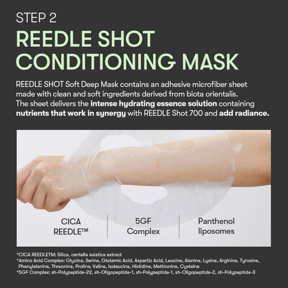 VT COSMETICS Mild Reedle Shot 700 2-Step Face mask