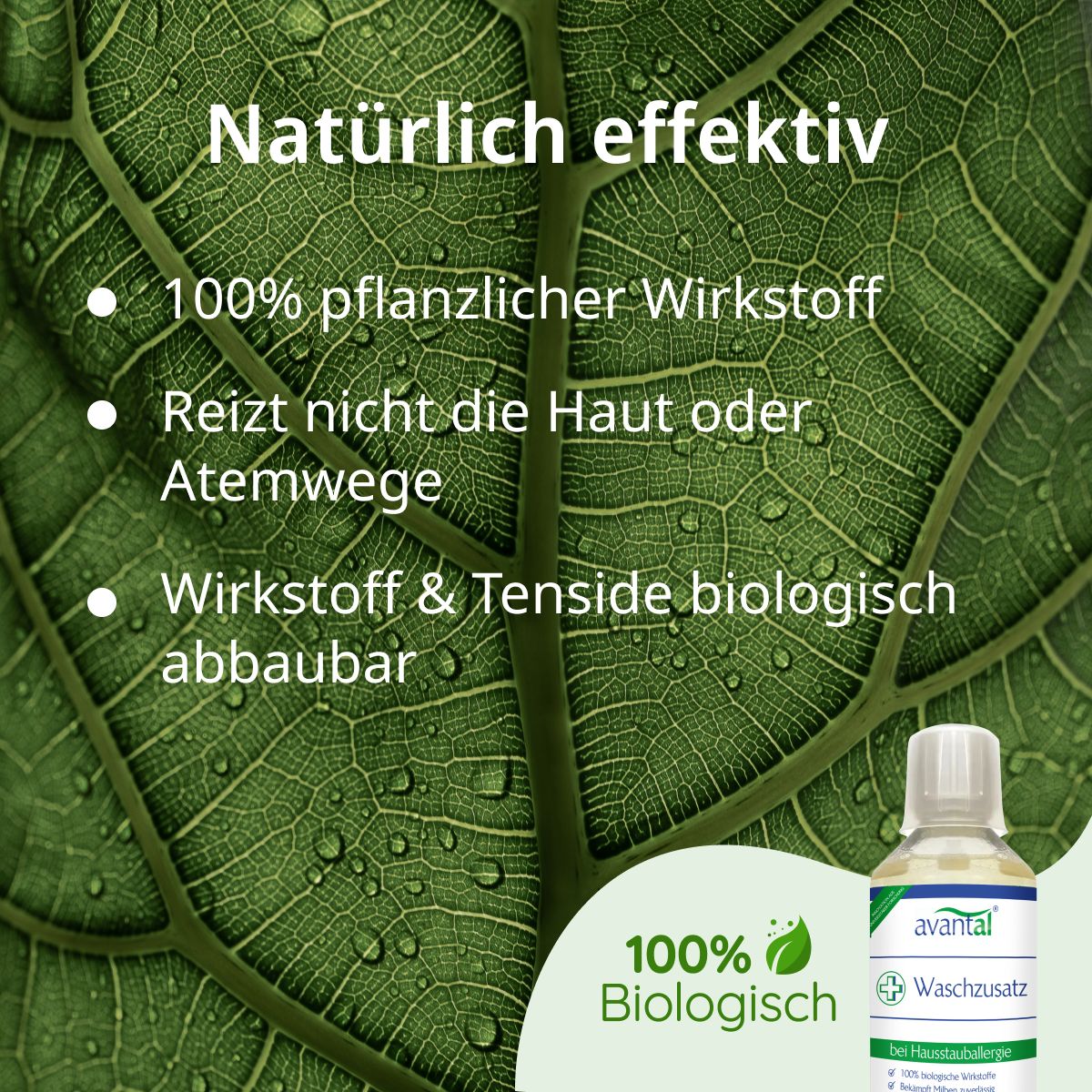 avantal® Anti-Milben Waschmittelzusatz