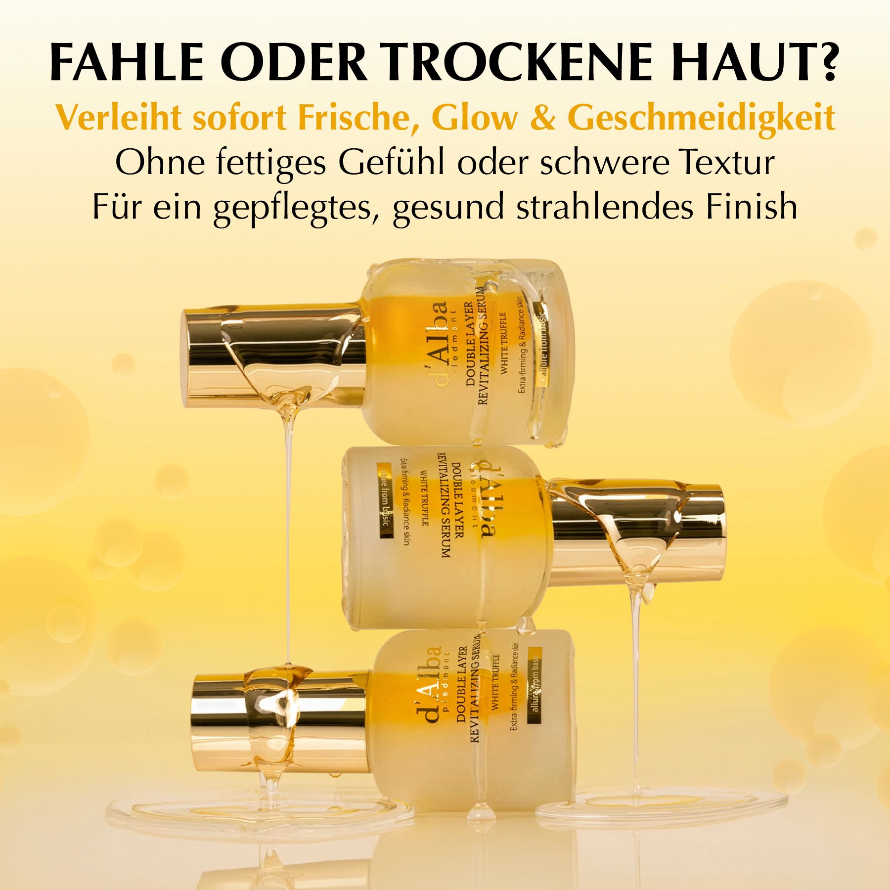 d'Alba Gesichtsserum White Truffle Double Layer Revitalizing