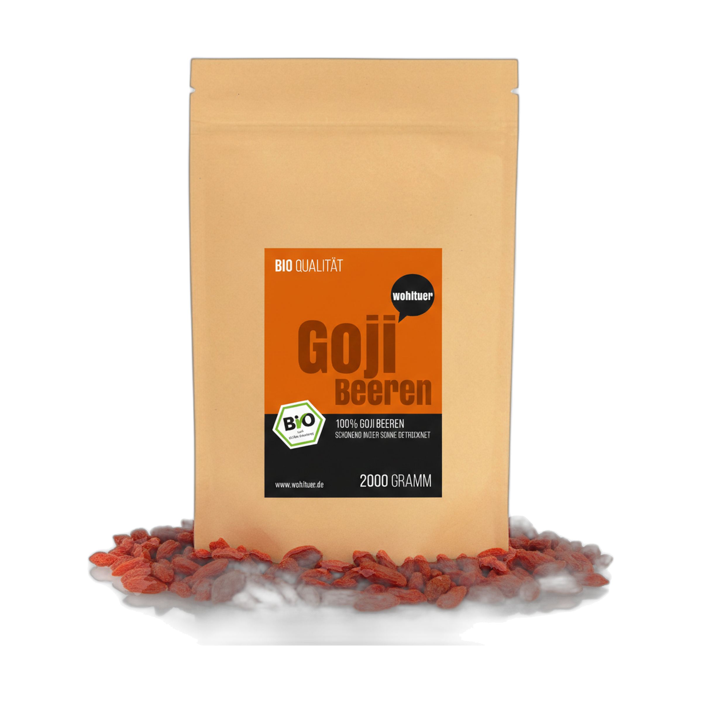 Wohltuer Bio Goji Beeren 2000 g Pulver