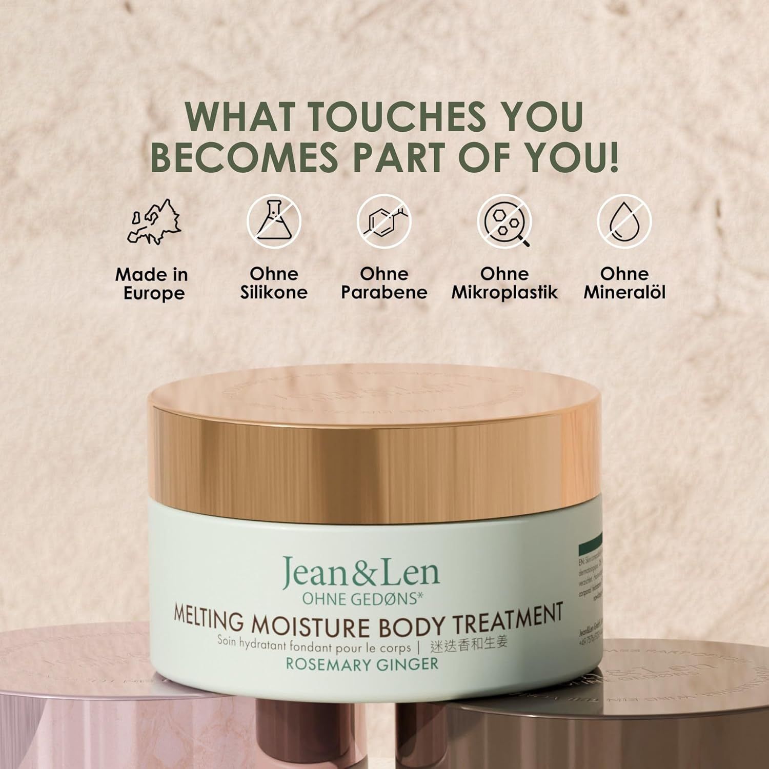 Jean & Len Melting Moisture Body Treatment Rosemary & Ginger