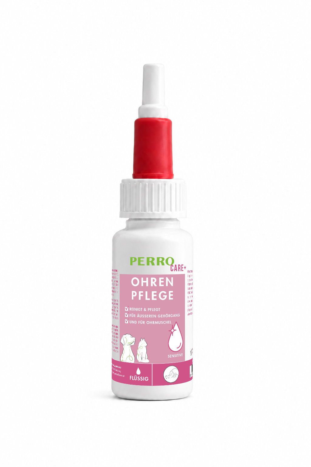 Perro Care - Ohrenpflege für Hunde & Katzen 50 ml Flüssigkeit