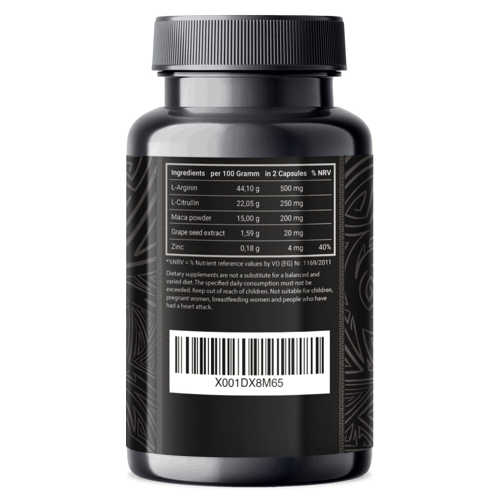 Adema Natural® | Odin | Potenz Kapseln | Testosteron Booster für Männer