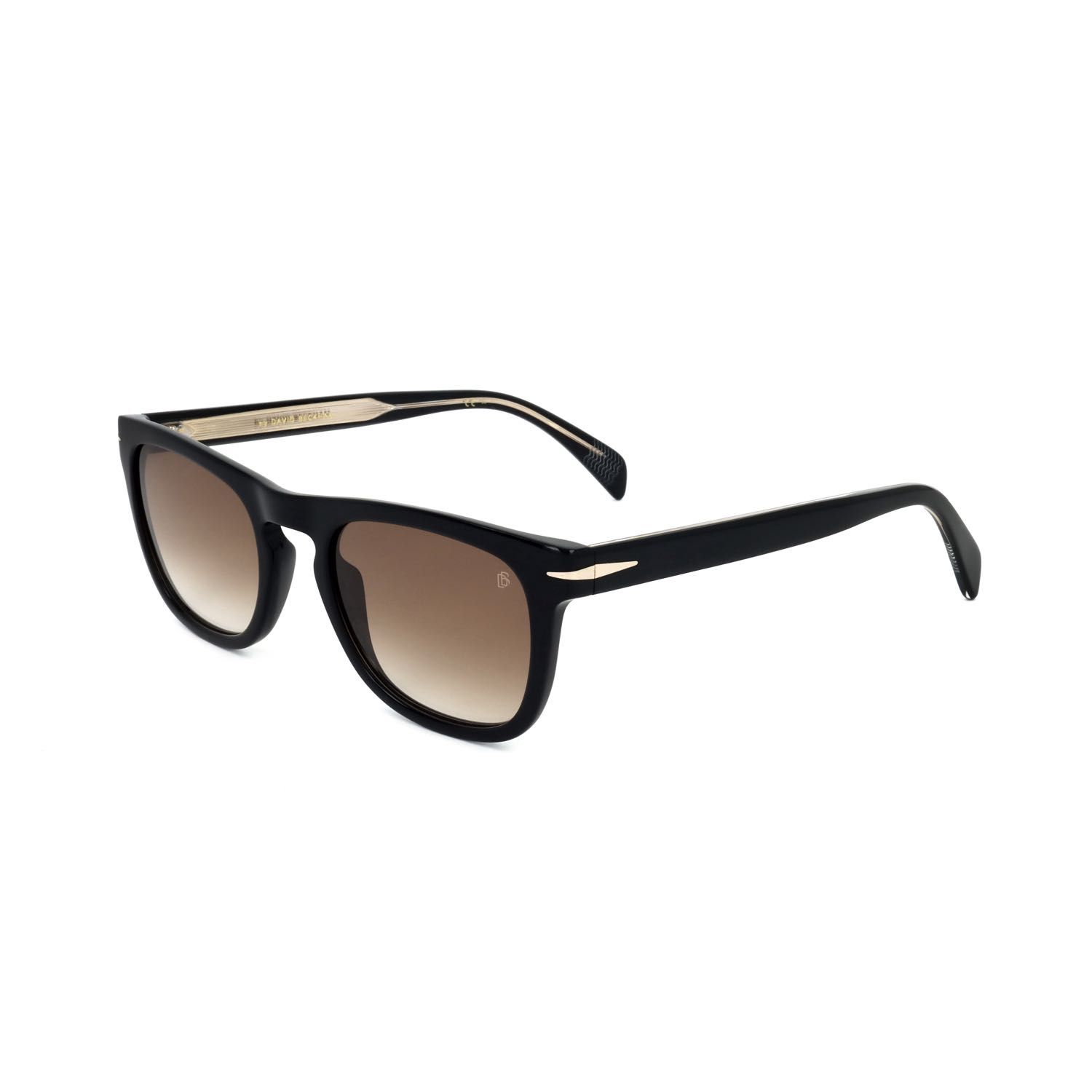 David Beckham occhiali da sole uomo DB 7077/S black gold-coloured