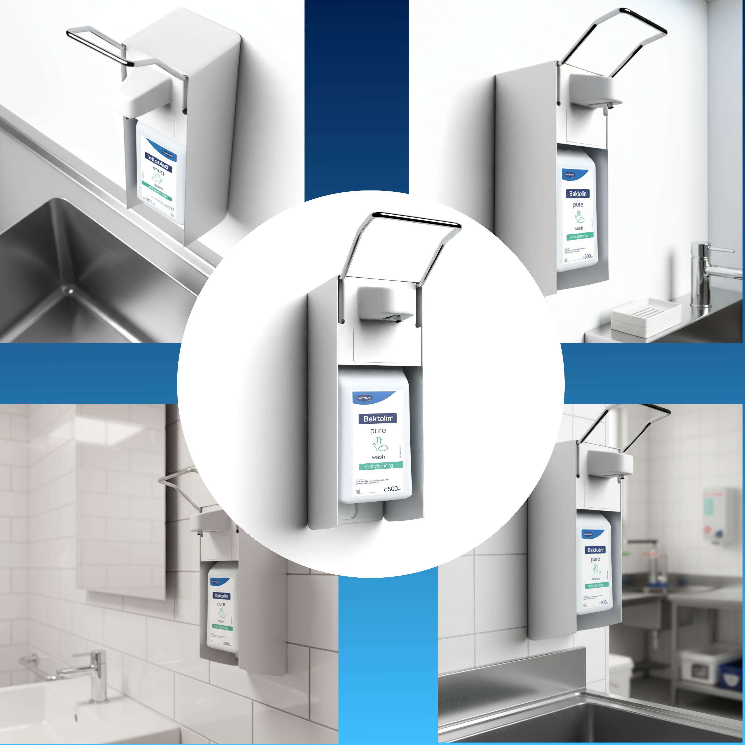 Horn Medical Wandspender inkl. Baktolin pure wash Handseife