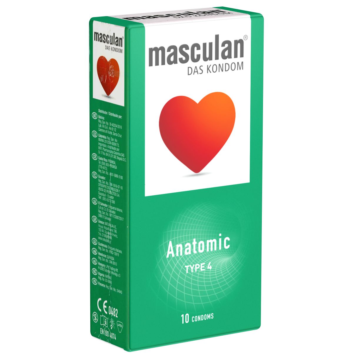 Masculan *Typ 4* (anatomic) anatomische Kondome mit enger Kranzfurche
