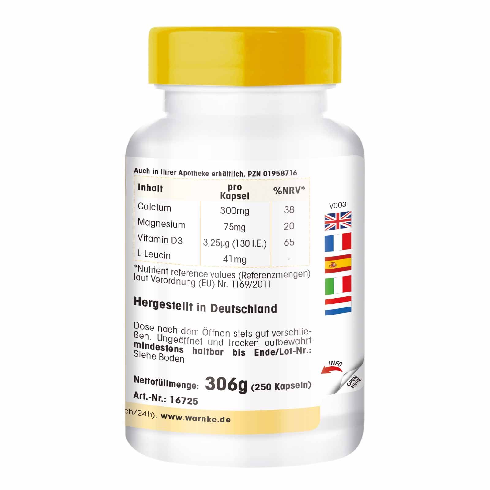 Warnke Vitalstoffe | Calcium Komplex & D3