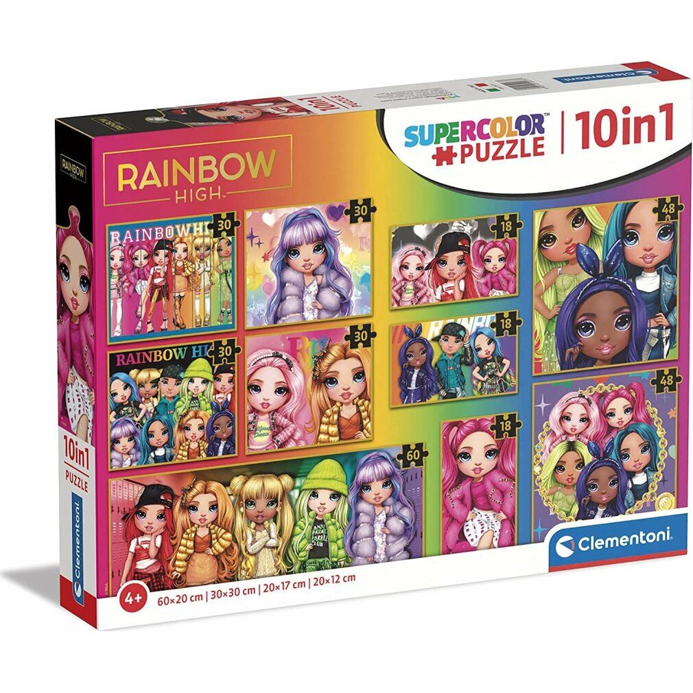 Regenbogen Hochpuzzle 18+30+48+
