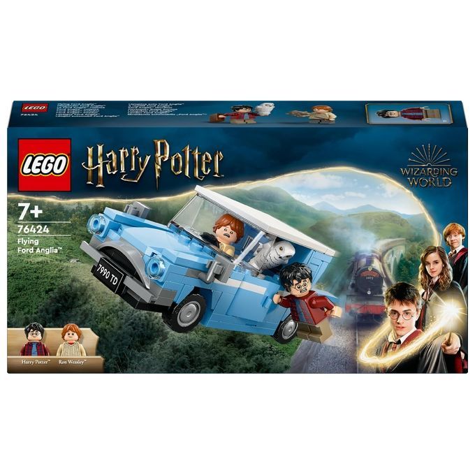 LEGO Harry Potter 76424 Ford Anglia Volante, Modellino di Macchina Giocattolo da Costruire, Giochi