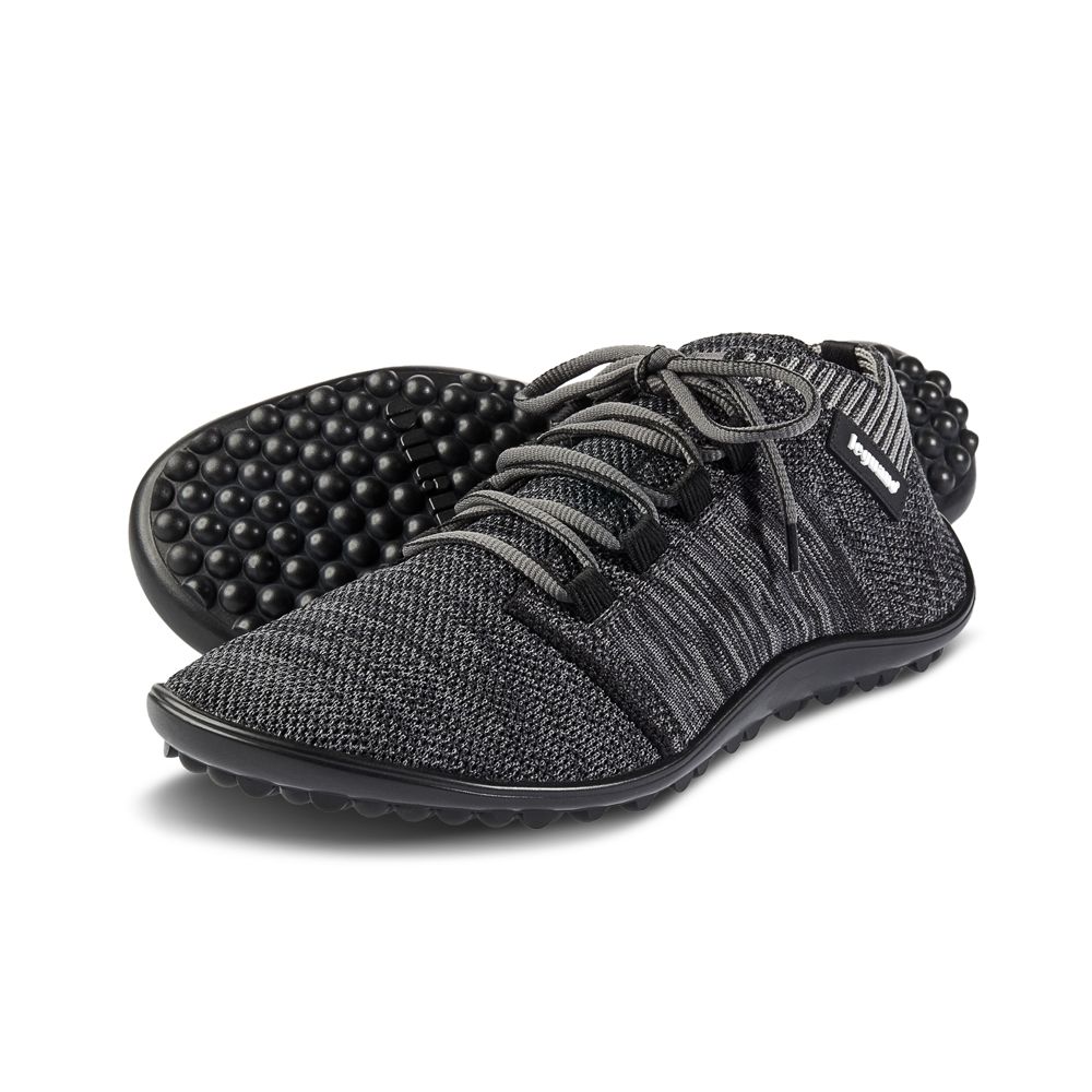 Leguano Beat Barfußschuh Gesundheitsschuh anthrazit