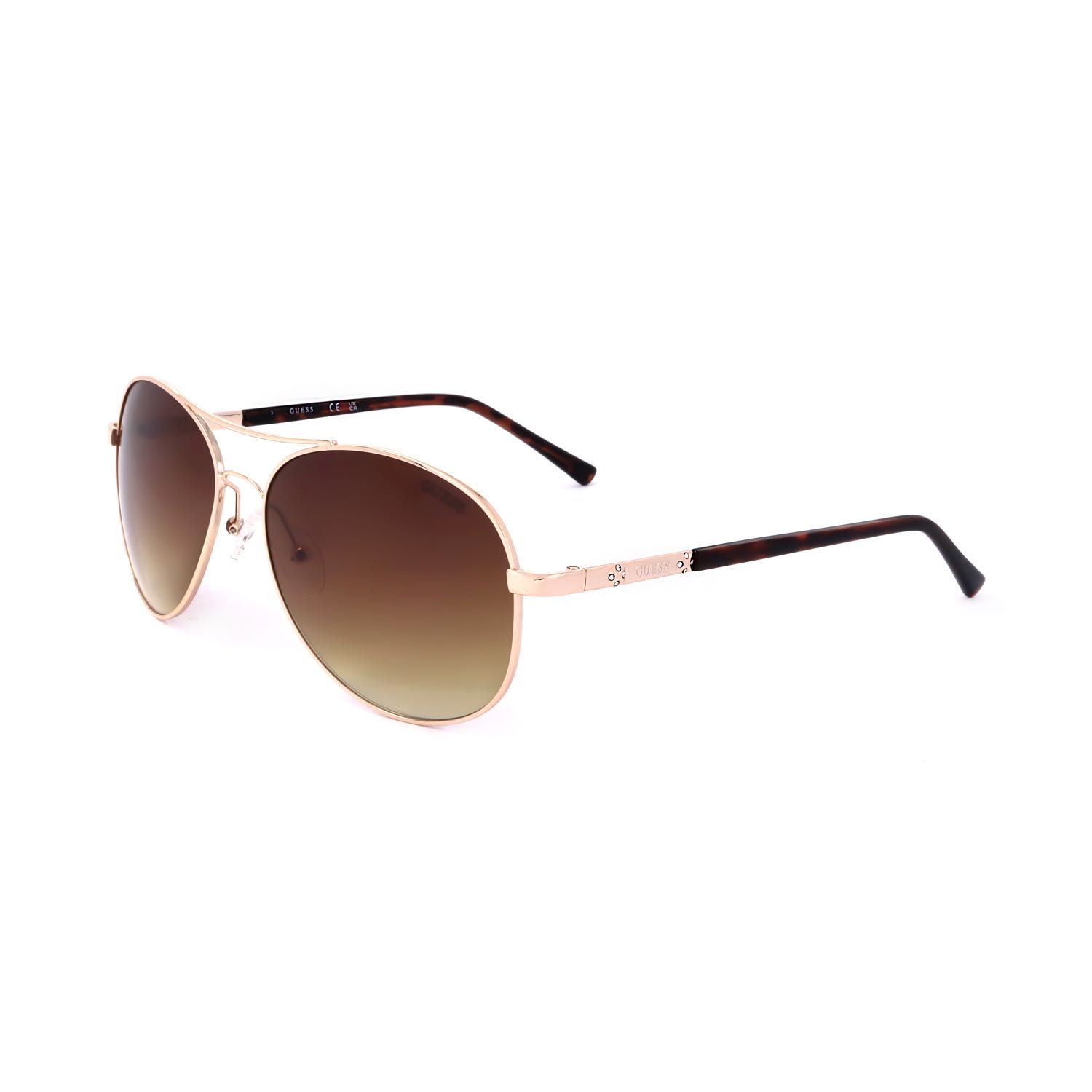 Guess Factory occhiali da sole donna GF0295 gold-coloured mottled brown