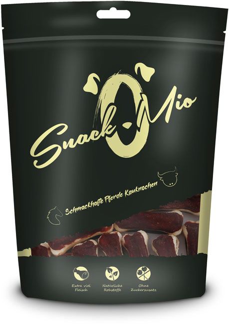 SnackOMio - Schmackhafte Pferde Kauknochen