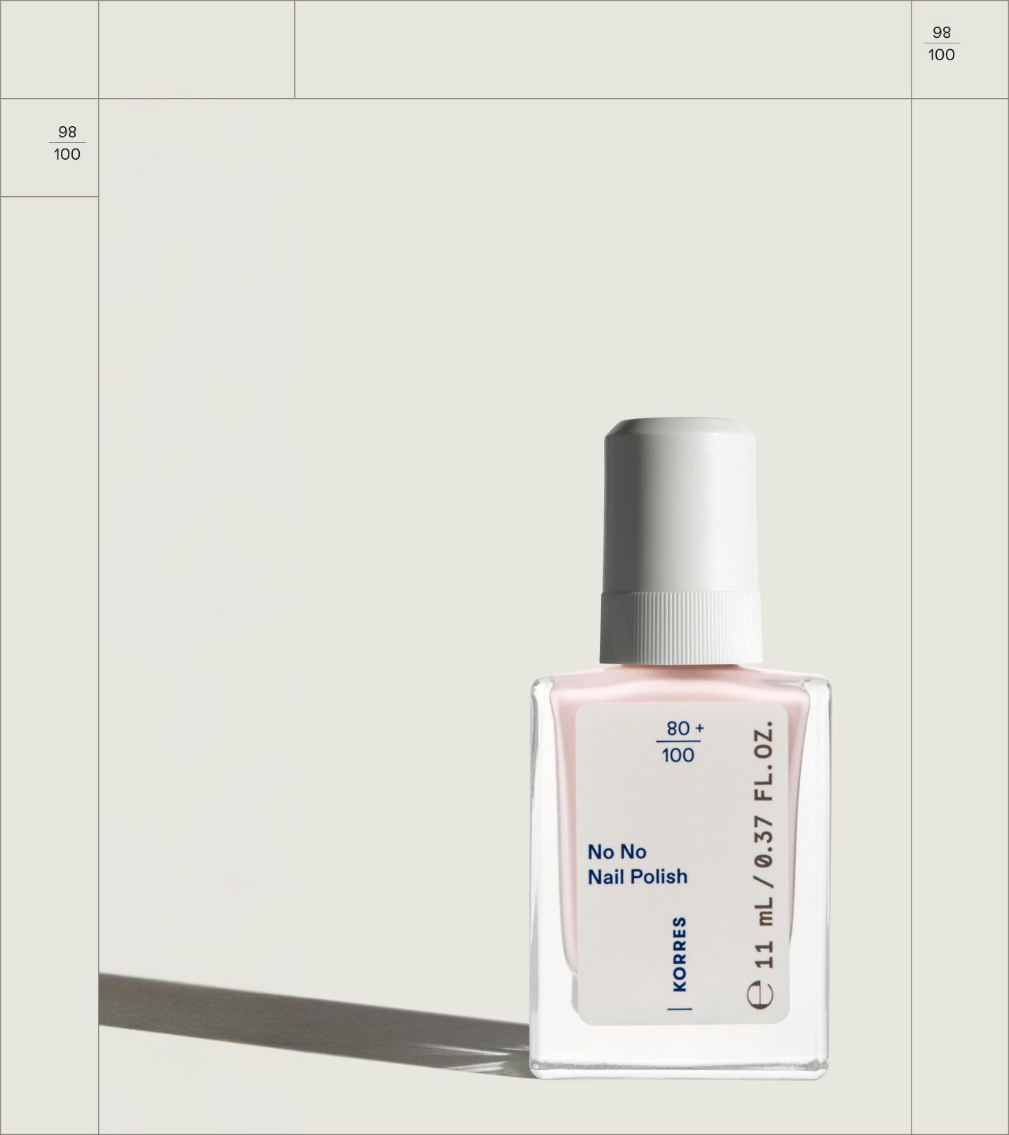 Korres No Nail Polish 17 creamy pink 11 ml Flaschen