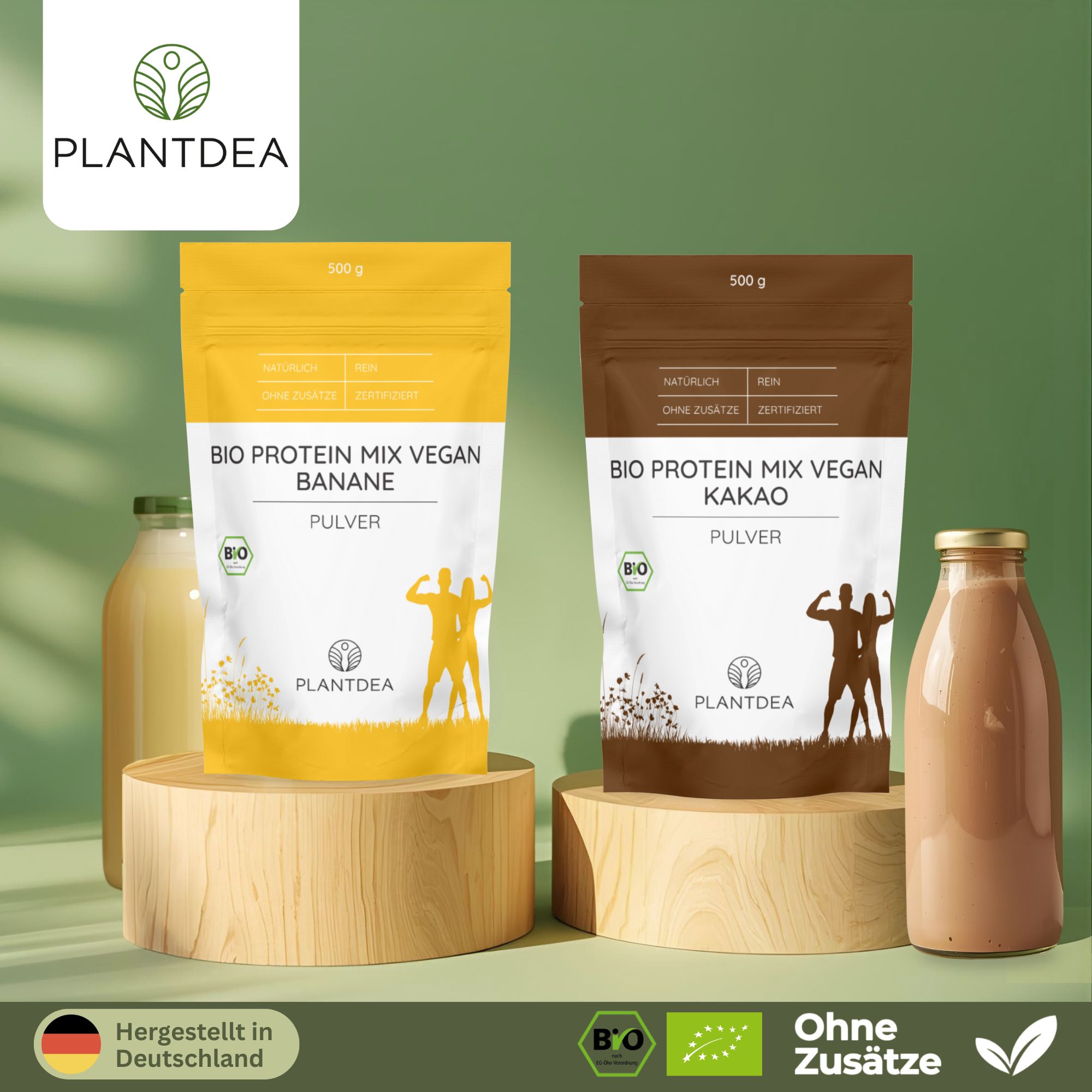 PlantDEA Protein Mix vegan Banane