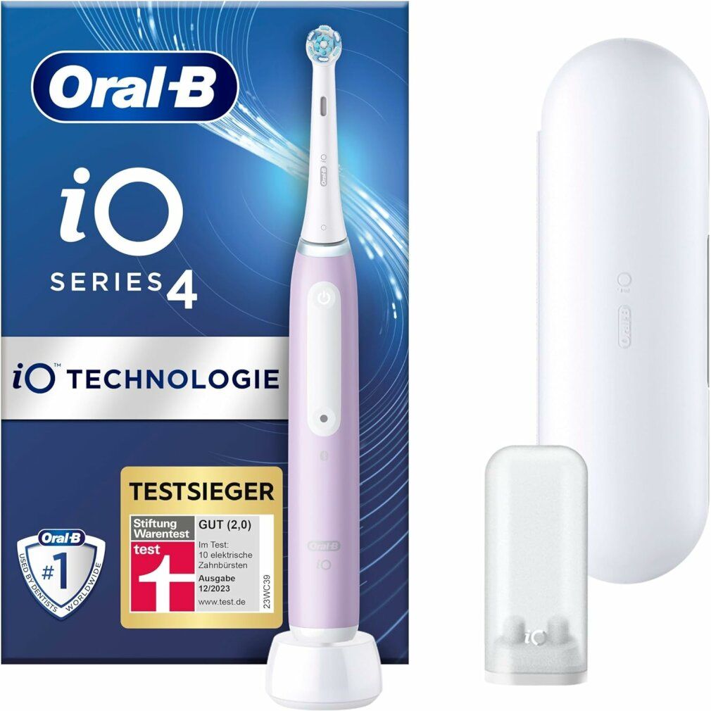 Oral-B - Elektrische Zahnbürste "iO Series 4 + Reiseetui" in Lila