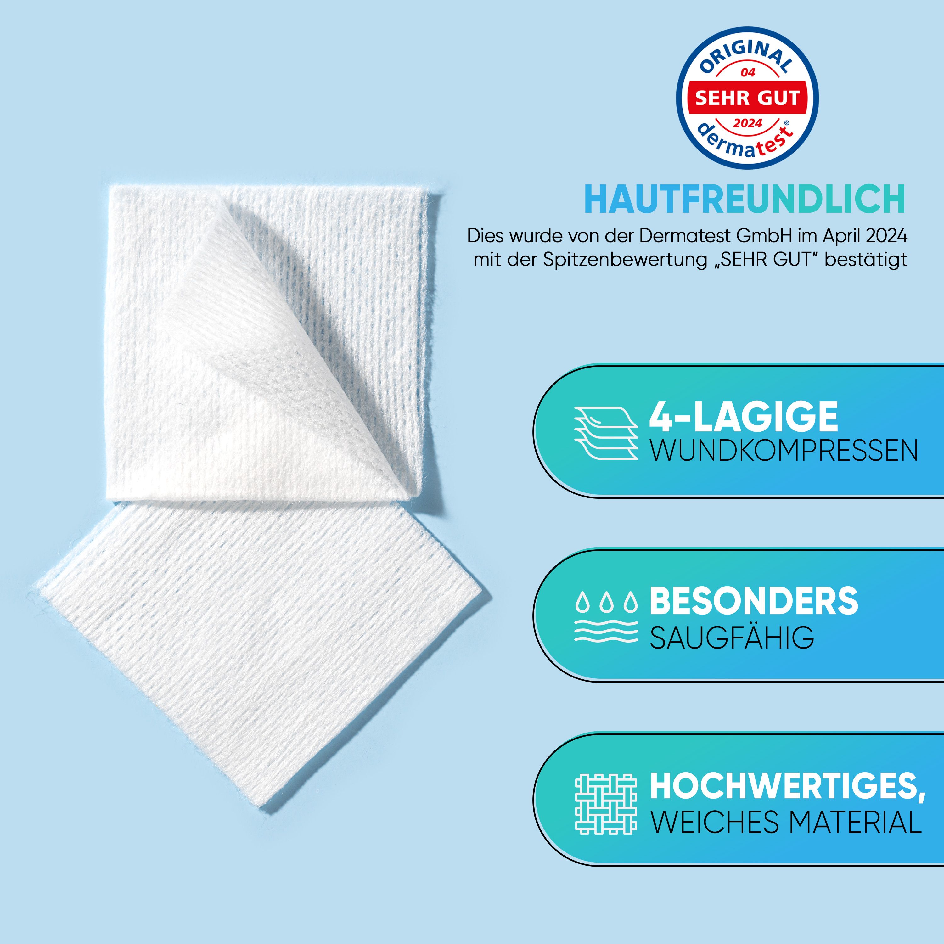 Health Press® Sterile Wundkompressen