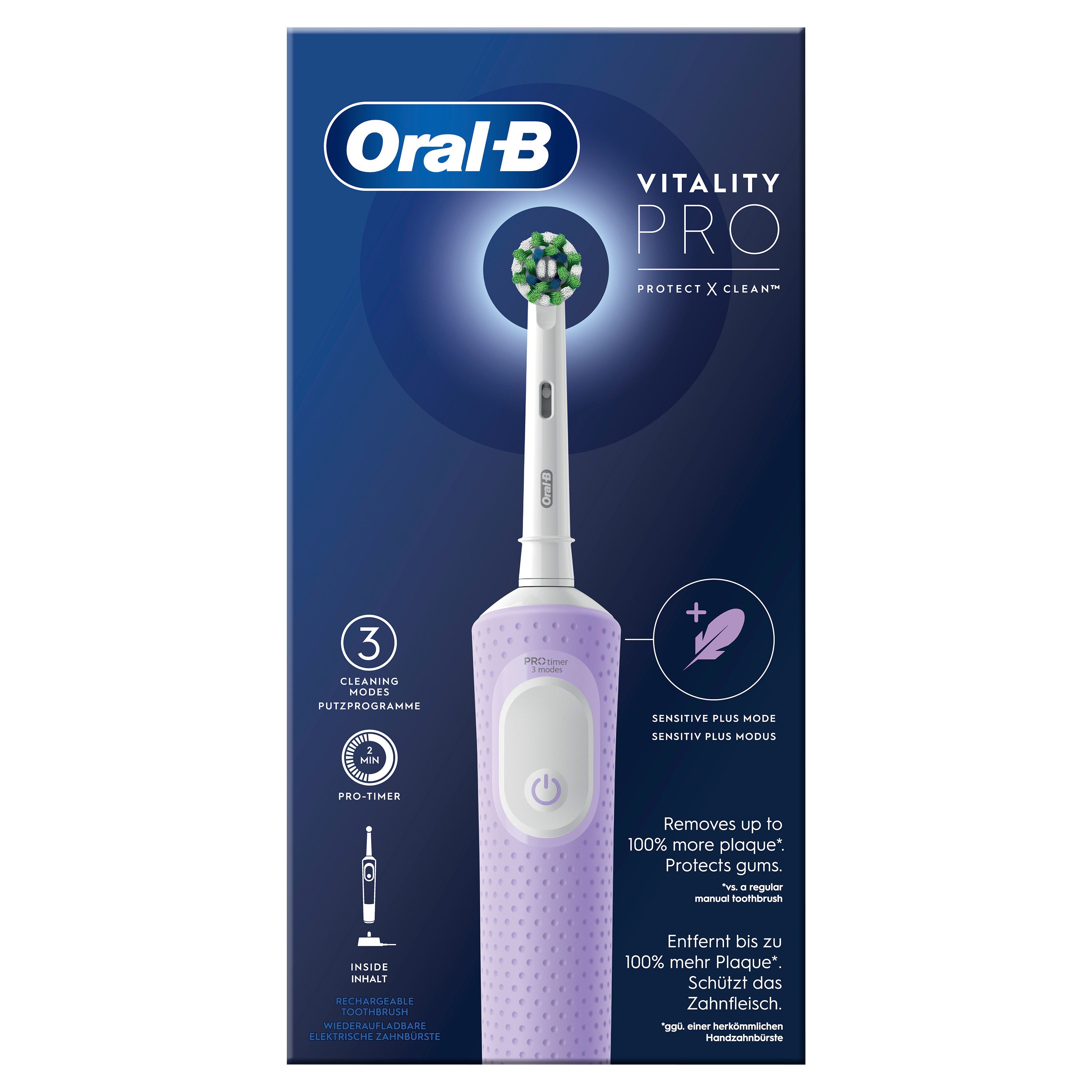 Oral-B - Elektrische Zahnbürste "Vitality Pro" in Lilac Mist