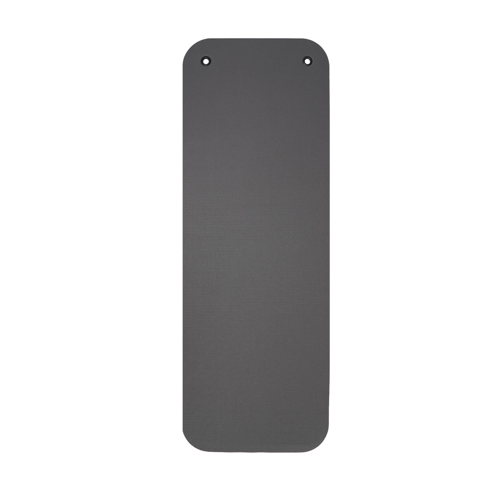 yogabox Gymnastikmatte Komfort mit Ösen - schwarz/anthrazit 180 x 65 0,8 cm 1 St