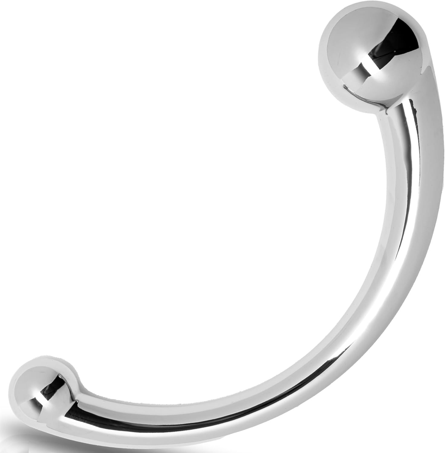 FOPS doppio dildo in metallo da 16 cm, plug anale, dildo per stimolazione prostatica