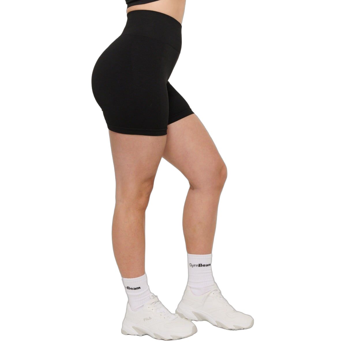 GymBeam Shorts Damen slim mit Gummizug Graphite