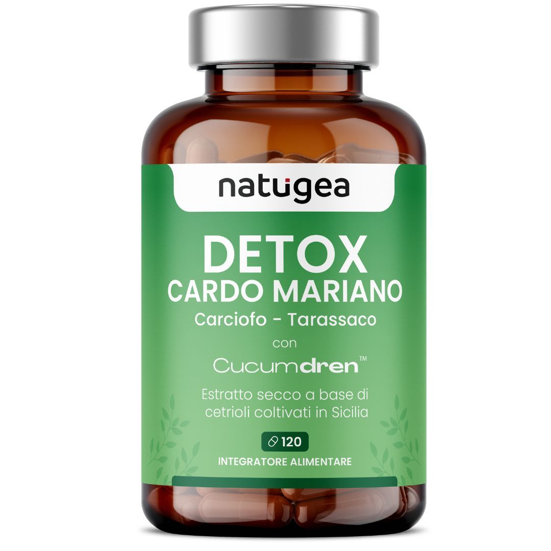 Detox Fegato con Cardo Mariano e Cucumdren, estratto da cetrioli siciliani - natugea®
